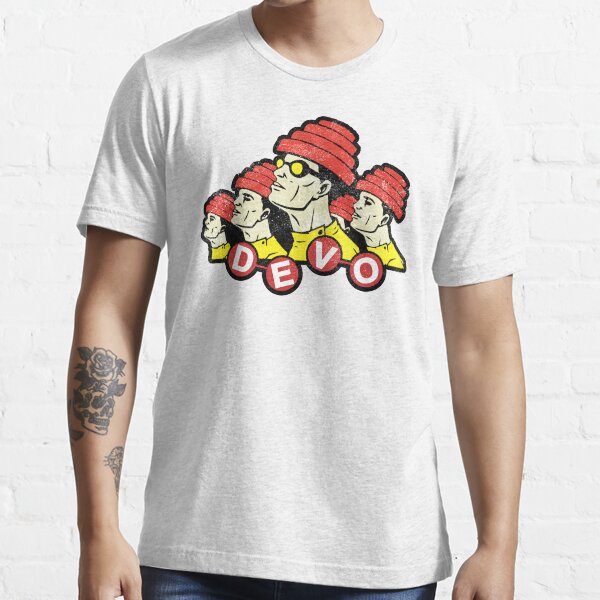 DEVO (white distressed design) Essential T-Shirt