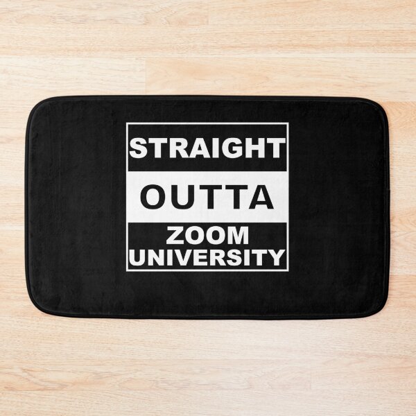 Aperçu de l'œuvre Université Straight Outta Zoom créée et vendue par thehafdesigner.