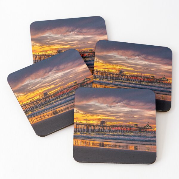 Item preview, "Imperial Beach Pier at Sunset" Image Design by Rich AMeN Gill designed and sold by RichAMeNGill.