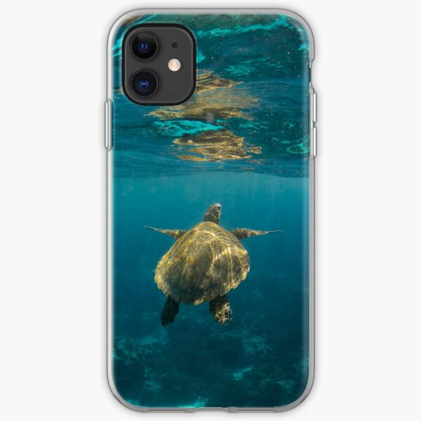 Turtle rising iPhone Soft Case