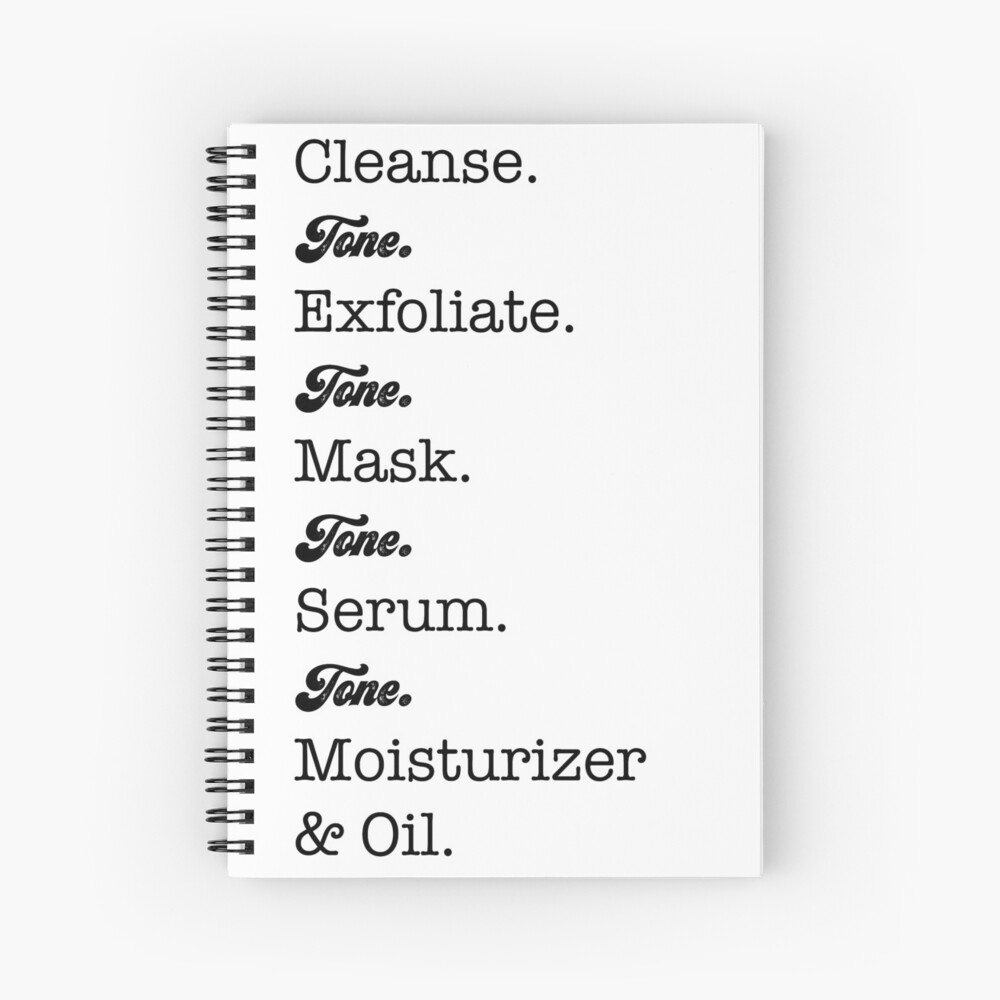 cleanse tone exfoliate tone