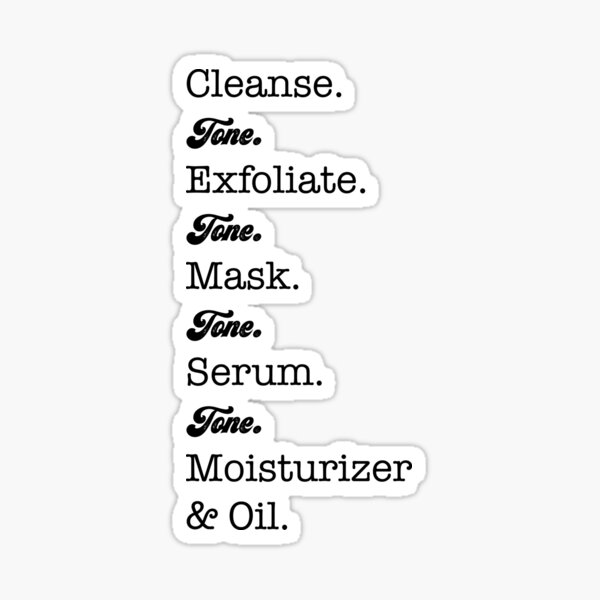 Get your skin care on boo! Sticker