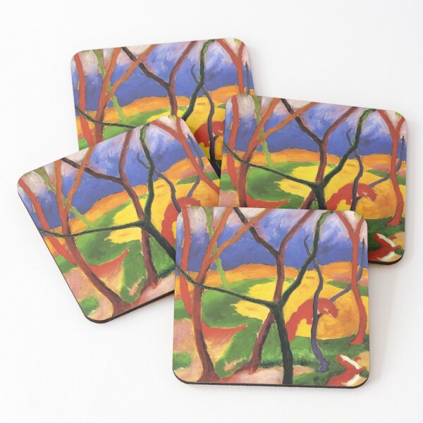 Item preview, 1911 Weasels at Play by Franz Marc designed and sold by digitalvintage.