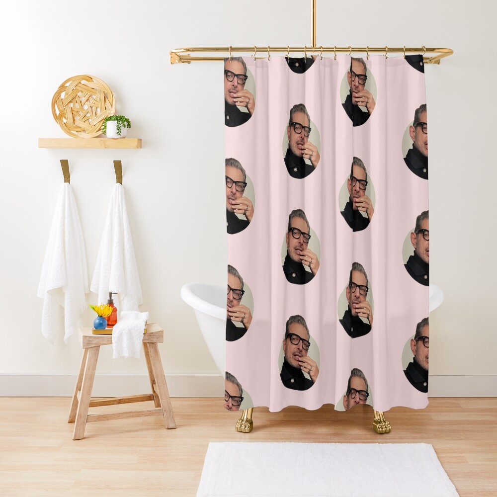 "Jeff Goldblum" Shower Curtain for Sale by itgracewace Redbubble