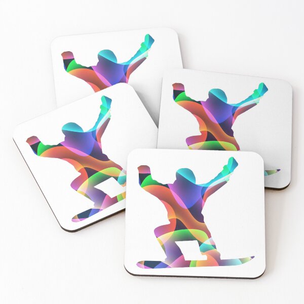 Item preview, Snowboarder Logo Rainbow Shred Vibe Sticker designed and sold by rossandrews.