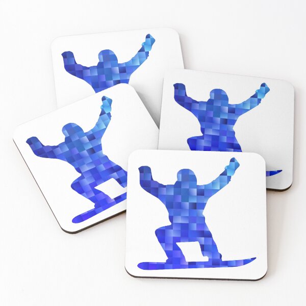 Item preview, Snowboarder Logo Blue Box Shred Winter Sticker designed and sold by Mountainman420.