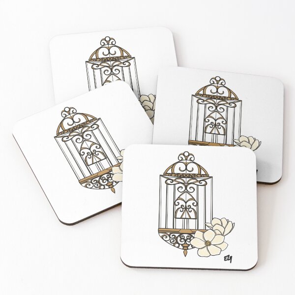 Item preview, Cage & magnolias designed and sold by whimsytatts.