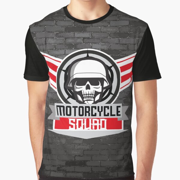 Motorcycle Squad Graphic T-Shirt