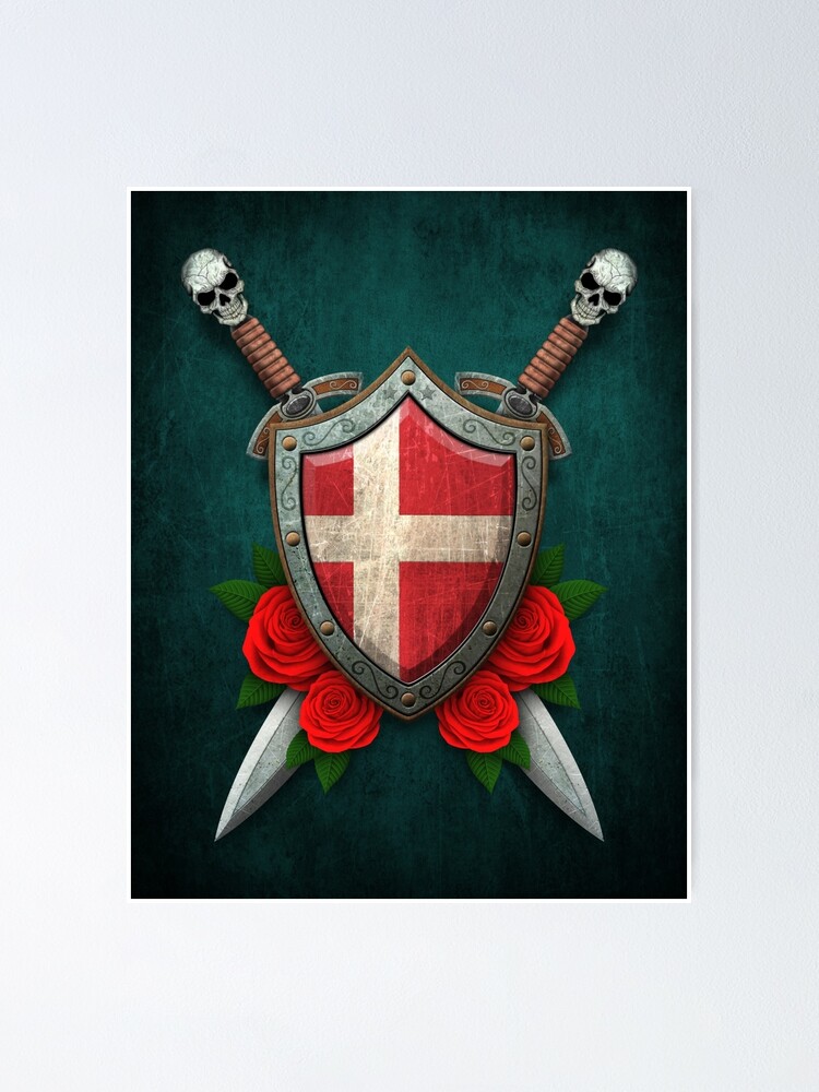 Shield With 2 Crossed Swords