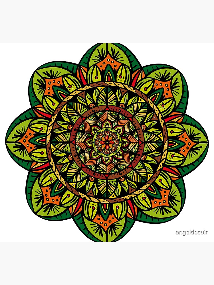 Tropical Jungle Mandala de angeldecuir