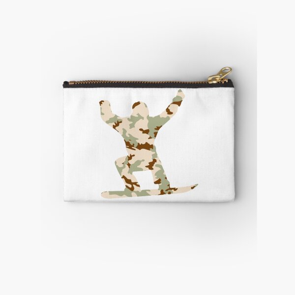Item preview, Snowboarder Logo Camoflouge Green White Sticker designed and sold by Mountainman420.