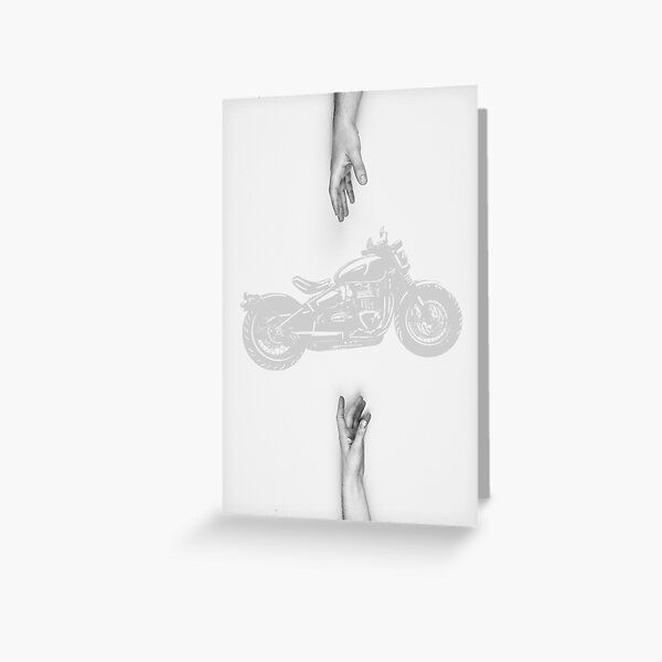Carte De Vœux Joyeux Anniversaire Biker Boy Par Ride Dict Redbubble
