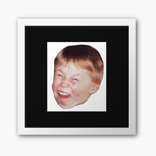 Little Kid Redhead Fat Laughing Mocking Funny Meme Face Classic | Poster