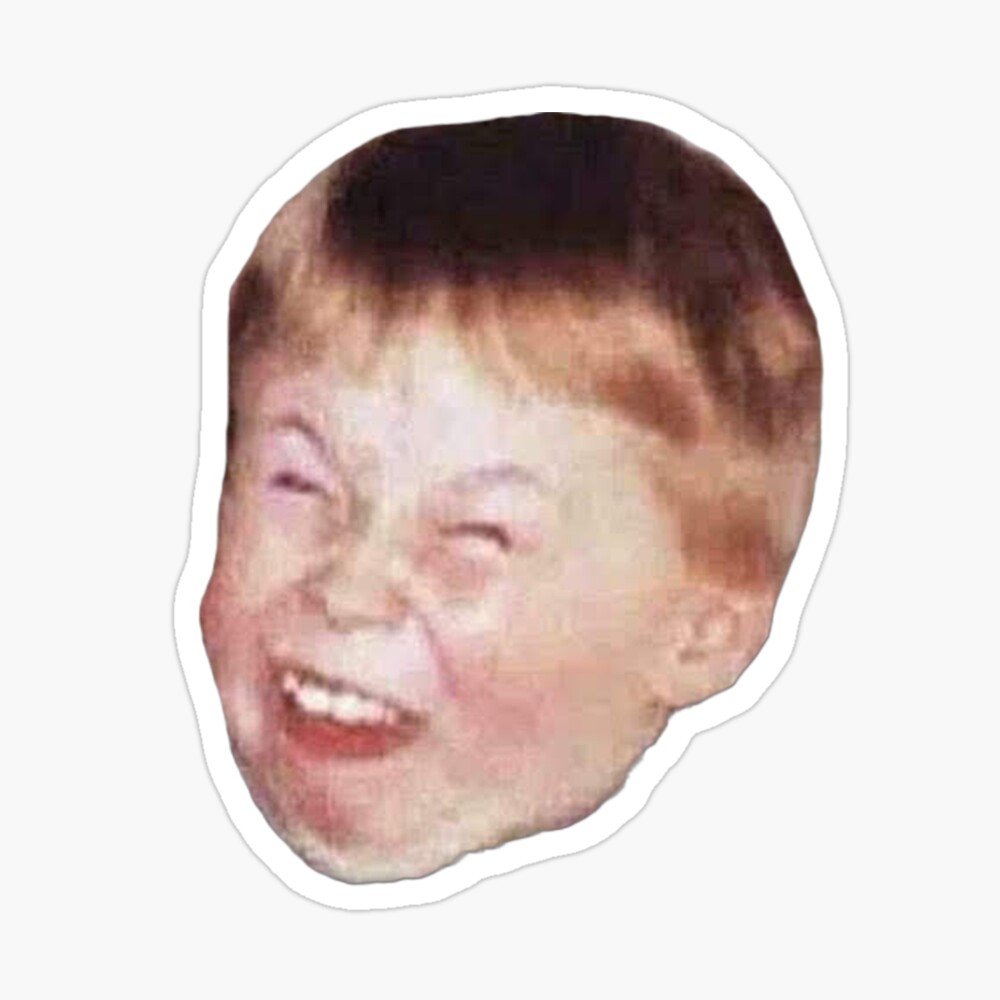 Little Kid Redhead Fat Laughing Mocking Funny Meme Face Classic | Poster