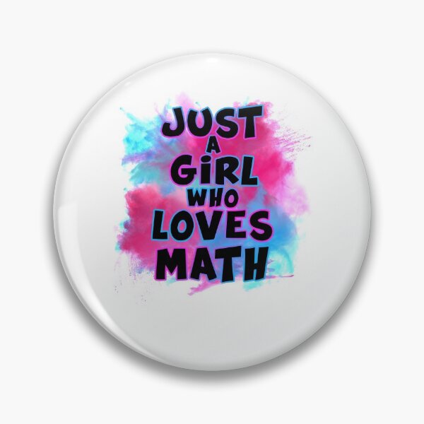 Item preview, Just A Girl Who Loves Math Gift for Math lovers designed and sold by Apoldi Shop.