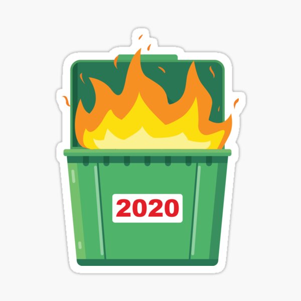 Aperçu de l'œuvre Dumpster Fire 2020 créée et vendue par NobleTeeShop.