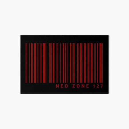 peregrination Reklame vegetation NCT 127 NEO ZONE Red Barcode Design" Art Board Print for Sale by Ohkae |  Redbubble