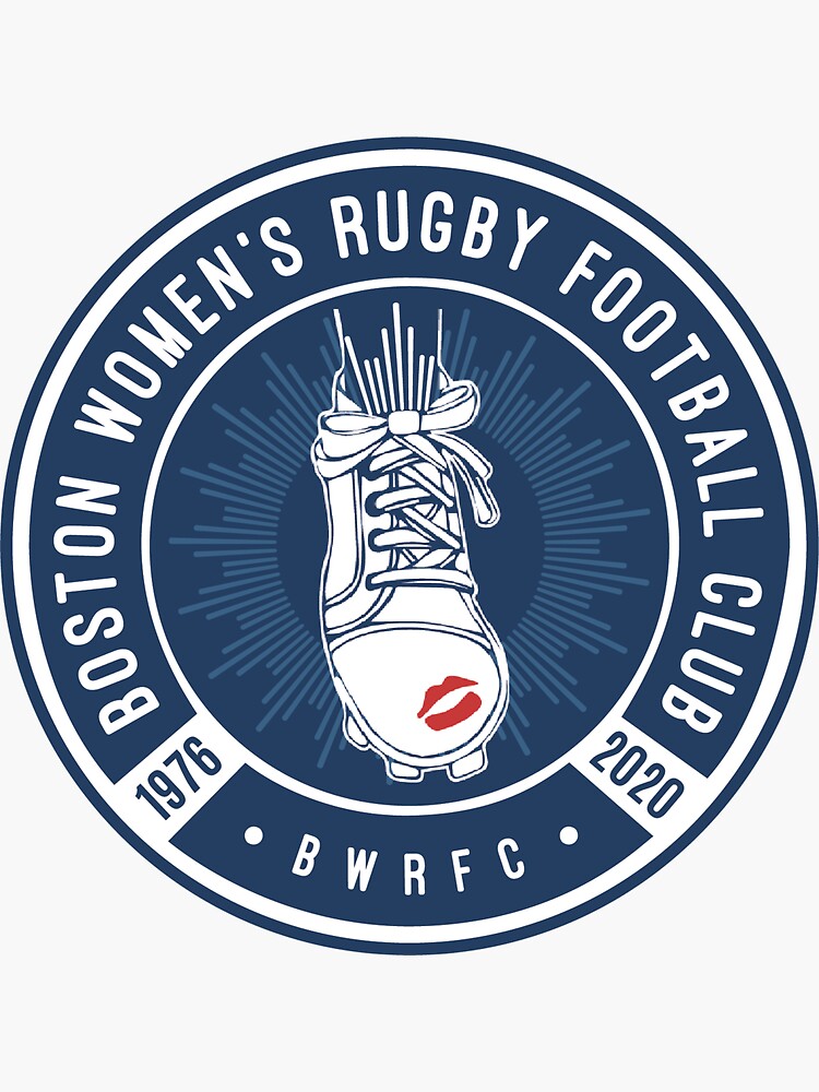 Pegatina «Boston Rugby Football Club 2020 Merch Circle Logo Fondo