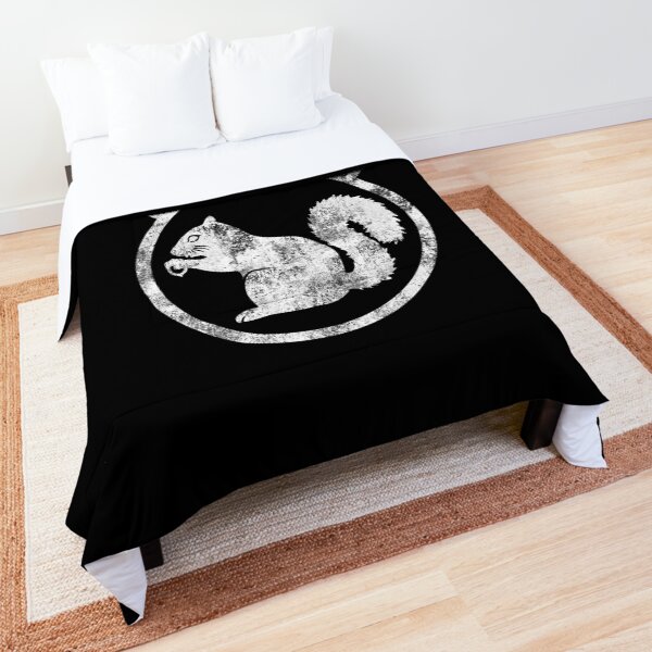 Secret Squirrel 35M - White Distressed Comforter