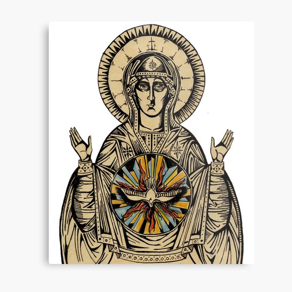 Theotokos Metal Print