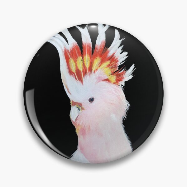 Item preview, Major Mitchell Australian Cockatoo Watercolour & Gouache Painting designed and sold by Heatherian.