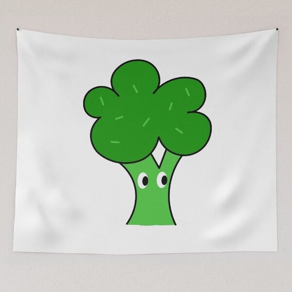 Item preview, Kawaii Broccoli Cute Veggie Shirt  designed and sold by mariekawaii.
