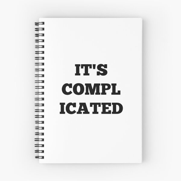 Item preview, It's Complicated - Black designed and sold by ryanwfraser.