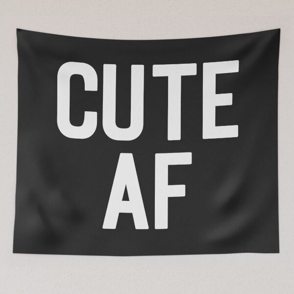 Item preview, Cute AF Funny Quote designed and sold by quarantine81.