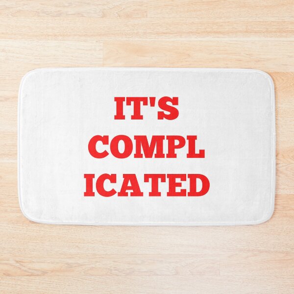 Item preview, It's Complicated - Red designed and sold by ryanwfraser.