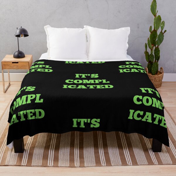 Item preview, It's Complicated - Light Green designed and sold by ryanwfraser.