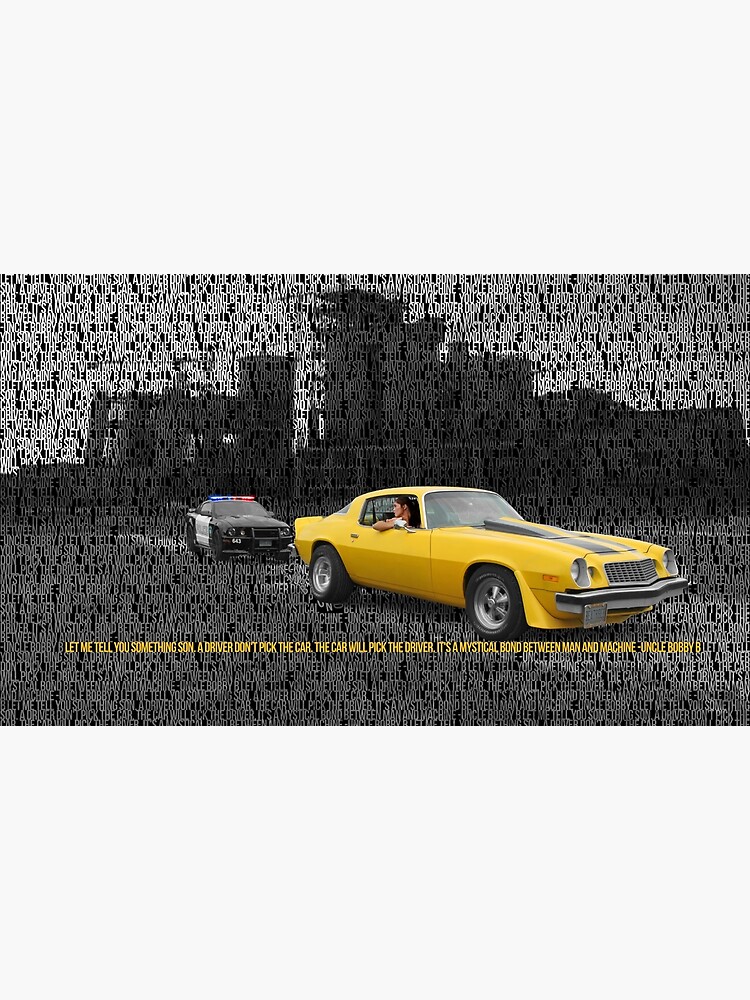 "A Car will pick the Driver Uncle Bobby B " Poster by popartguy