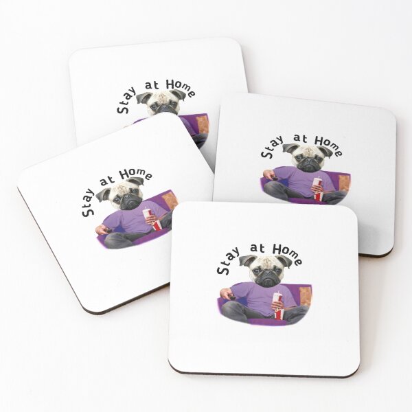 Item preview, Stay at Home Pug designed and sold by MagicMullet.