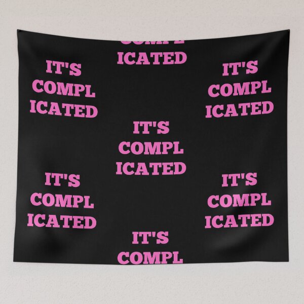 Item preview, It's Complicated - Pink designed and sold by ryanwfraser.