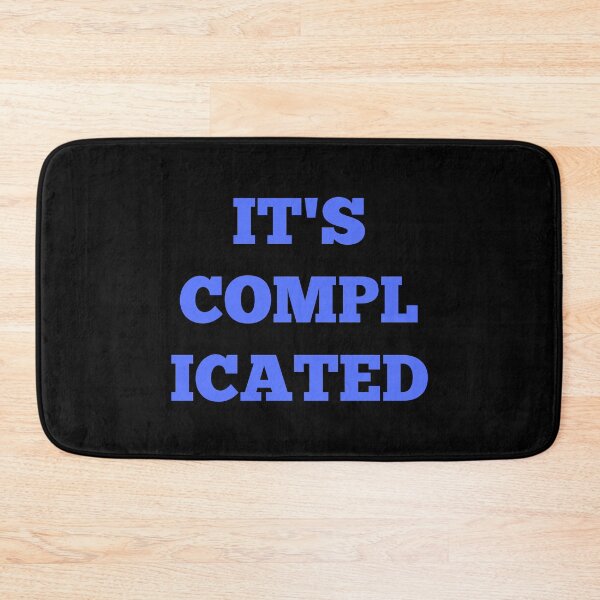 Item preview, It's Complicated - Blue designed and sold by ryanwfraser.