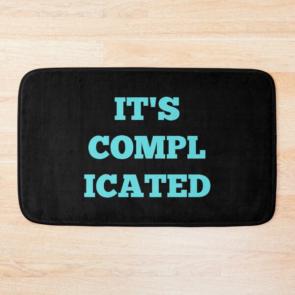 Item preview, It's Complicated - Turquoise designed and sold by ryanwfraser.