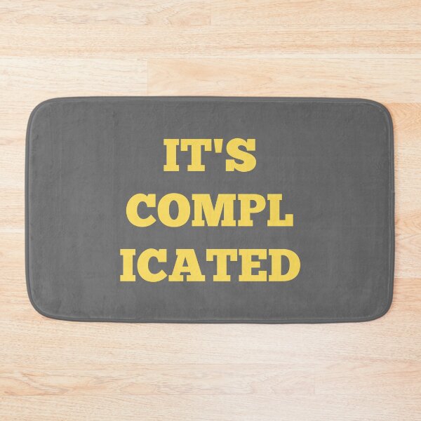 Item preview, It's Complicated - Yellow designed and sold by ryanwfraser.