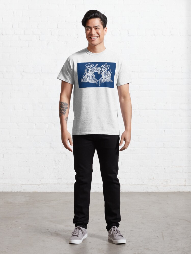 Thumbnail 3 of 7, Classic T-Shirt, Subterranean designed and sold by Danielle Scott.