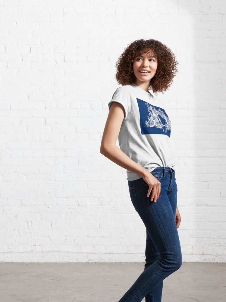 Thumbnail 6 of 7, Classic T-Shirt, Subterranean designed and sold by Danielle Scott.