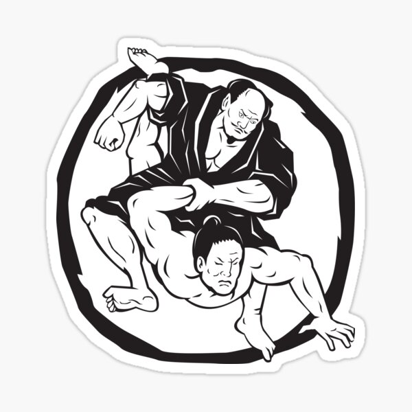 Buy Japanese Demon Brazilian Jiu-jitsu Sticker Judo Wrestling