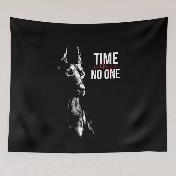 Item preview, Copy of Dobermann Dog - Time Waits For No One - Colourful design  designed and sold by Akram96.