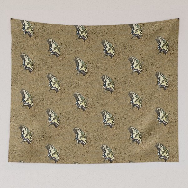 Item preview, Sand Swallowtail Butterfly Seamless designed and sold by VikingVisual.