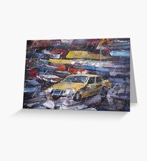 Taxi Greeting Card