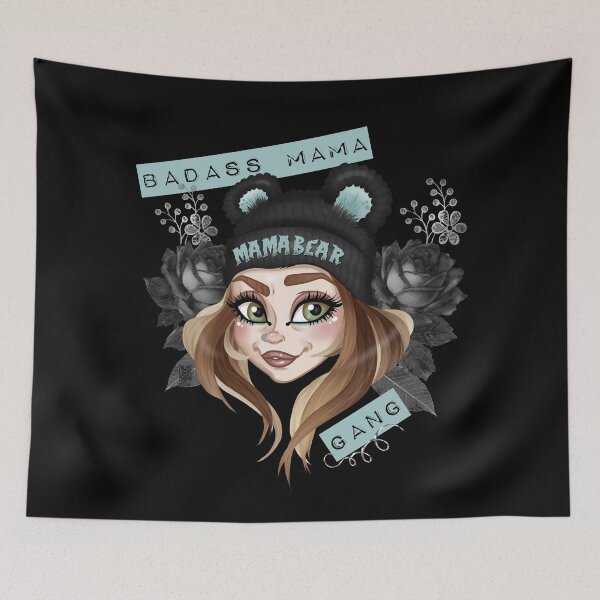 Item preview, Badass Mama, Mama Bear designed and sold by Rose Demon.