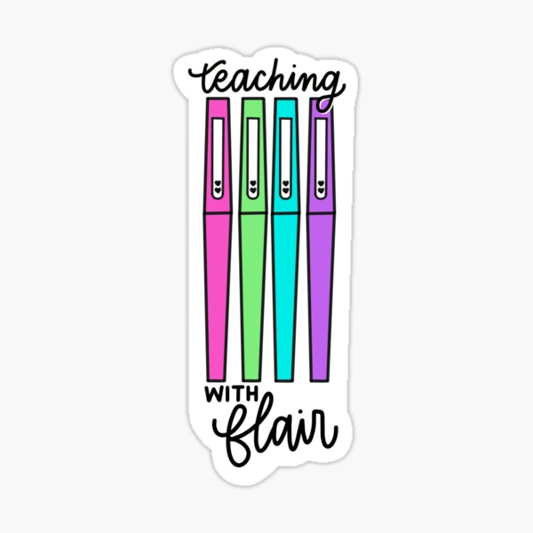 Flair Pens Sticker for Sale by oceandancegirl