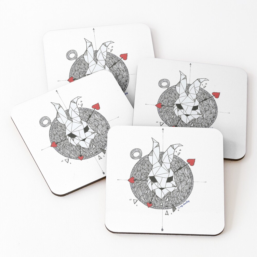 Item preview, Coasters (Set of 4) designed and sold by mydoodley.