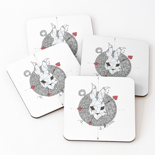 Item preview, Geometric | Line | White Rabbit designed and sold by mydoodley.