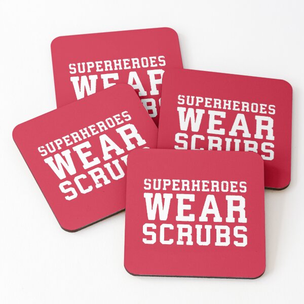 Item preview, Superheroes Wear Scrubs Red designed and sold by SalahBlt.
