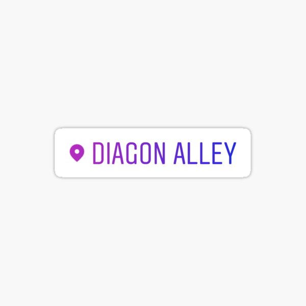 Diagon Alley Sticker