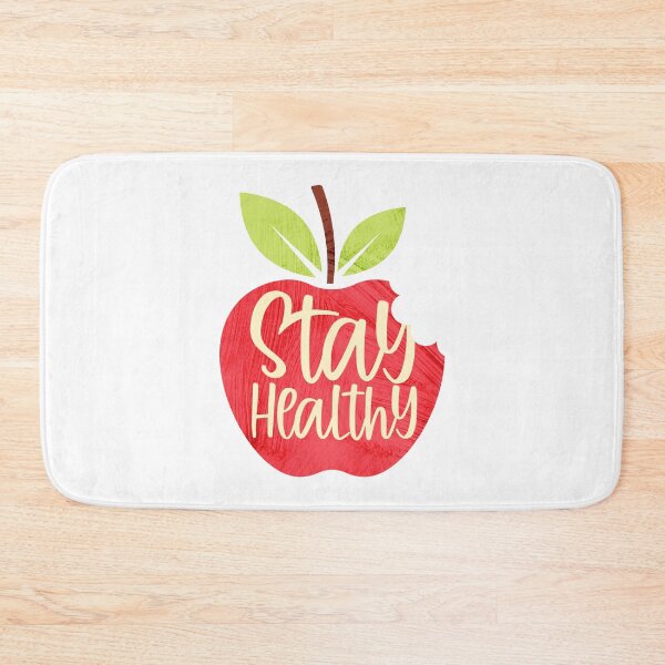 Item preview, Stay Healthy Apple - watercolor style design designed and sold by essjaydesigns.