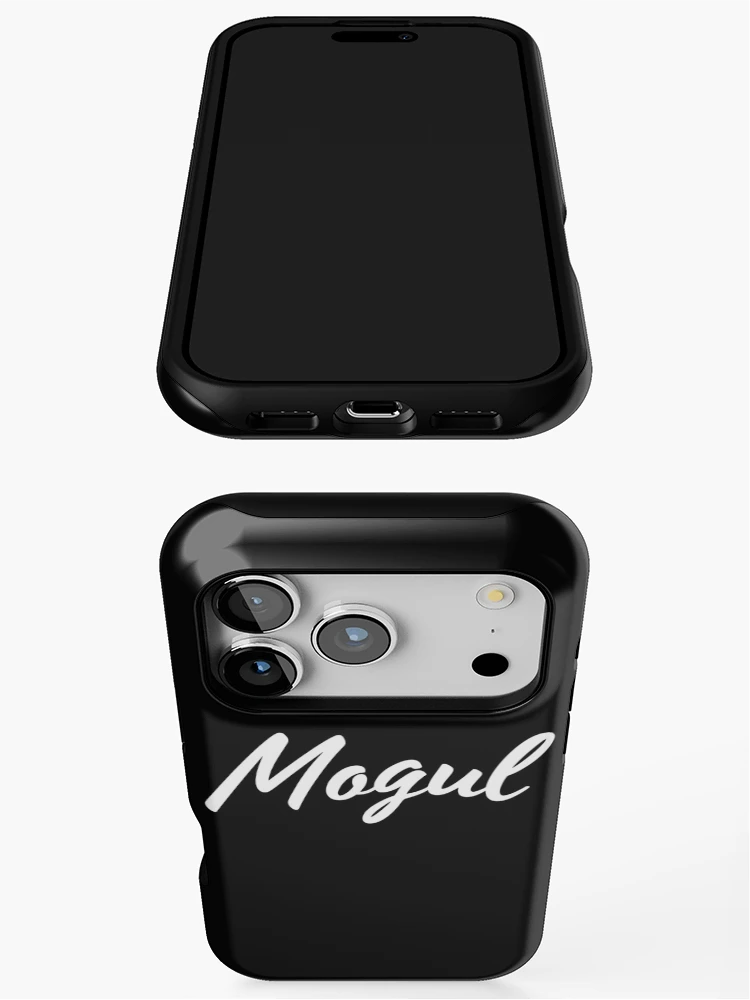 Aperçu 3 sur 4. Coque iPhone avec l'œuvre Mogul Script Wht créée et vendue par Tee4Daily.